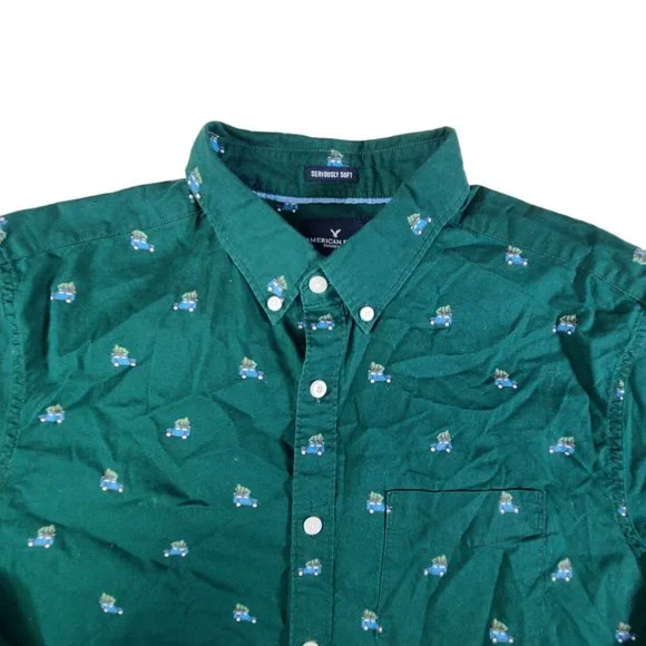 green emerald velvet dress Hyperfavor Christmas Green Plaid Pattern Hawaiian shirt, Christmas Shi main image 0